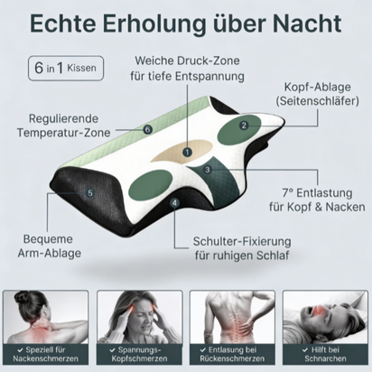 Sleepora™ 6-in-1 Nackenkissen